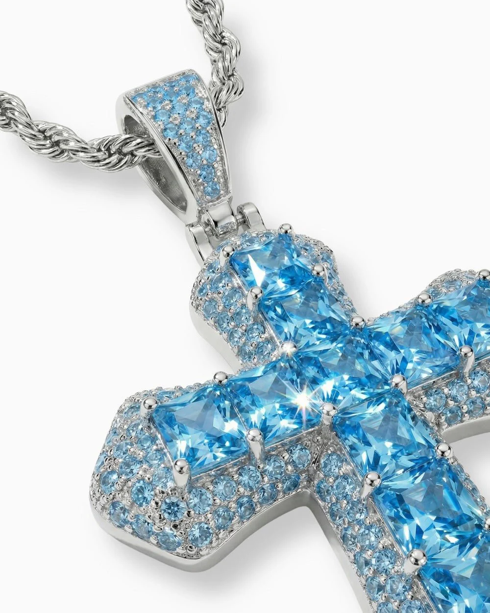 BLUE CROSS PENDANT. - 925 - Image 3