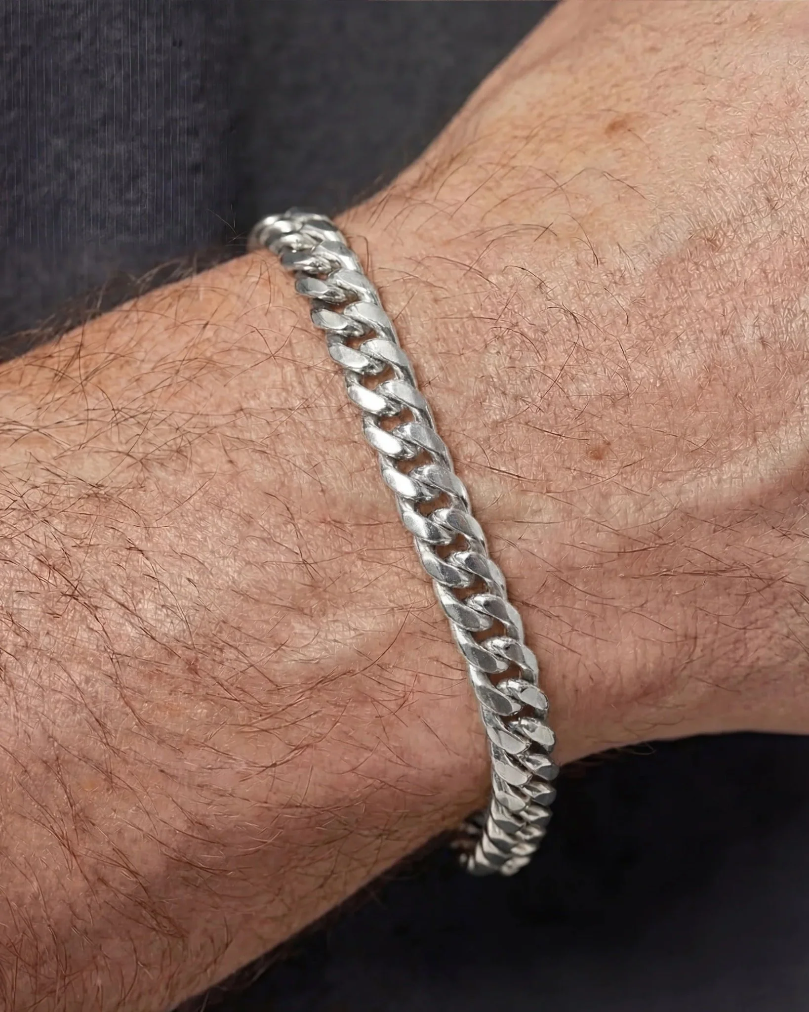 CLEAN CUBANA BRACELET. - 6MM - Image 3