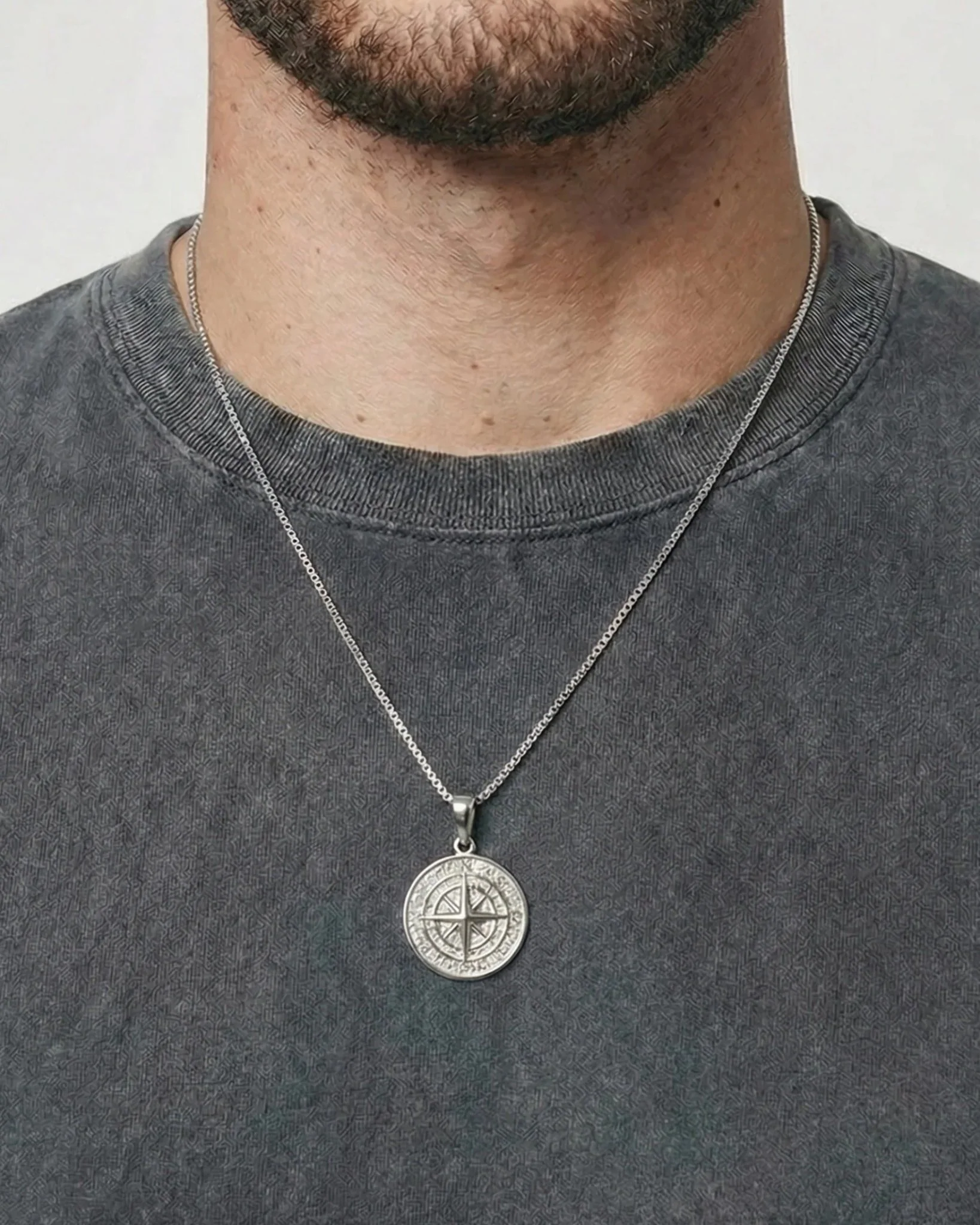 CLEAN COMPASS PENDANT 925. - Image 3
