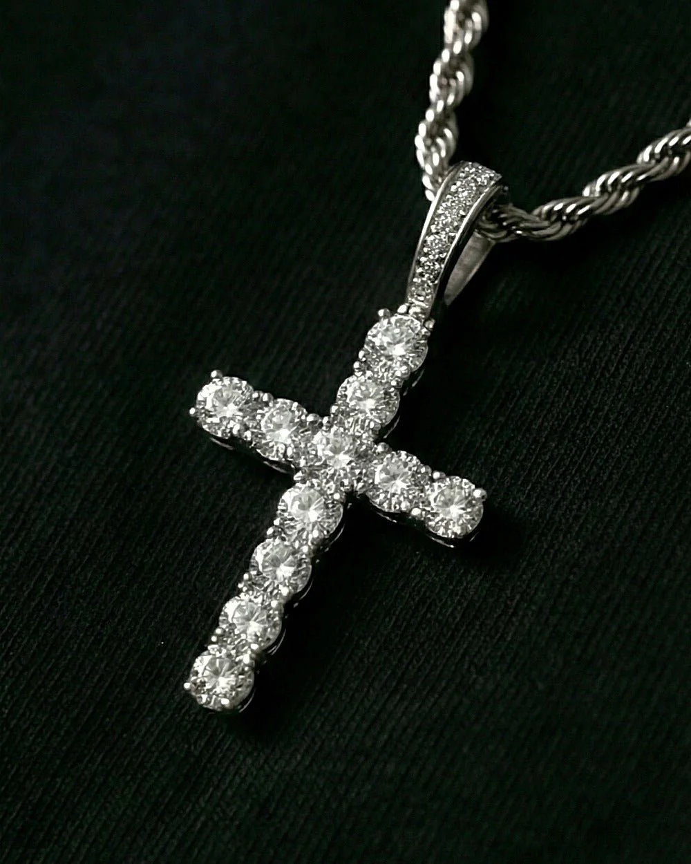 CROSS PIECE PENDANT. - 925 - Image 3