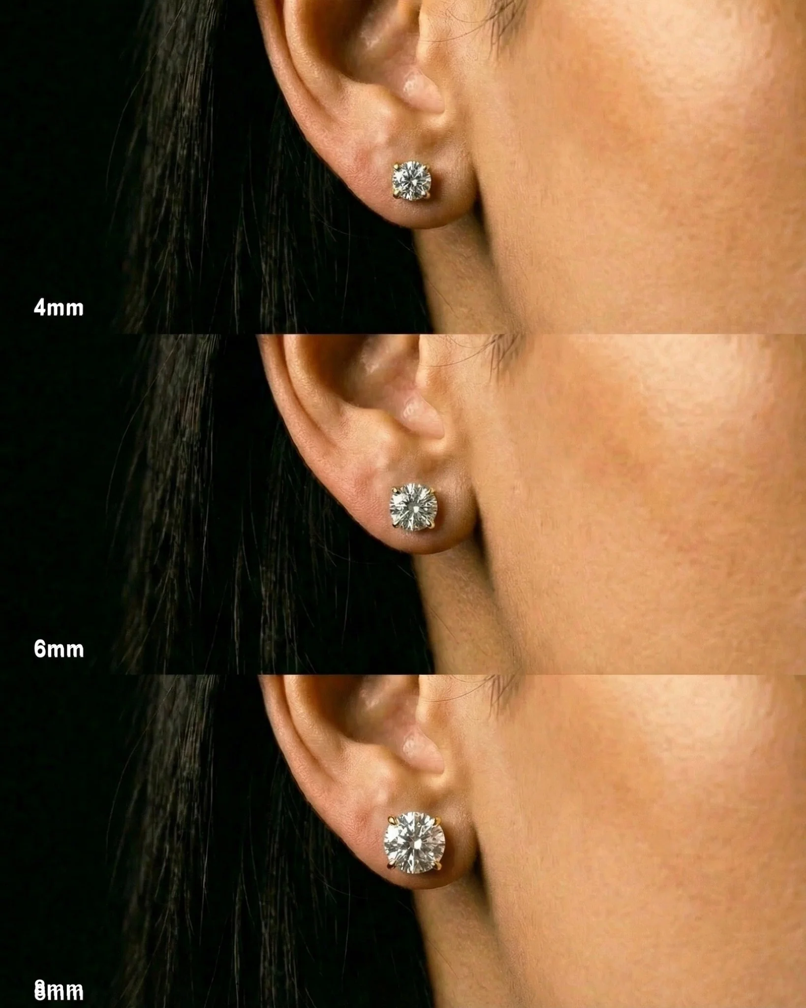 DRIP STUDS. - 925 14K GOLD - Image 4