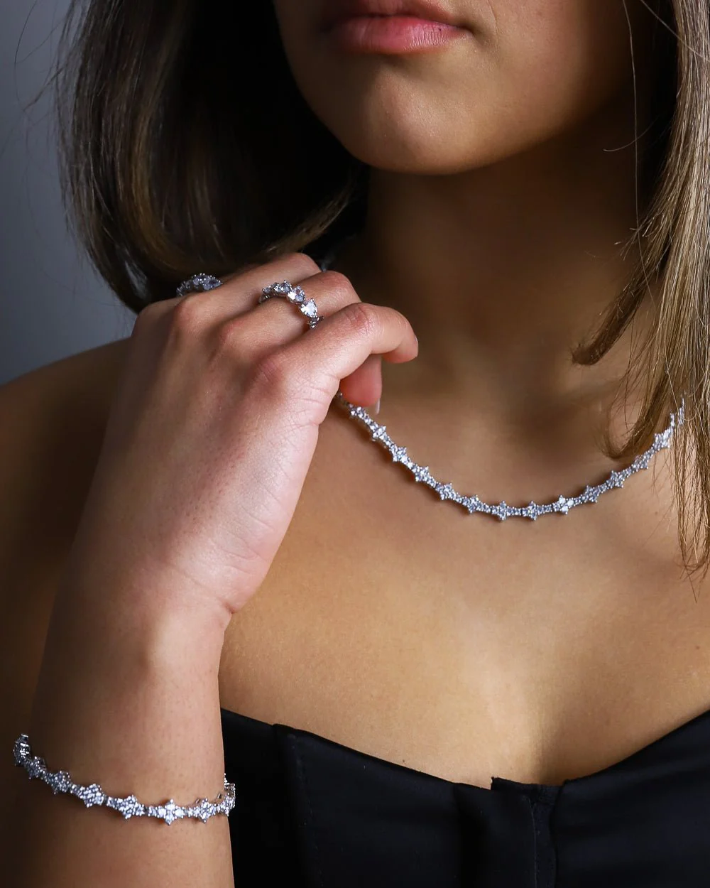 HONEYCOMB BRACELET. - 3MM 925 - Image 3