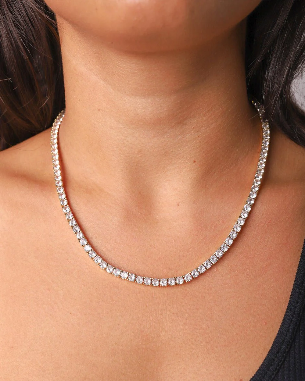 ICE BREAKER CHAIN. - 4MM GOLD - Image 6