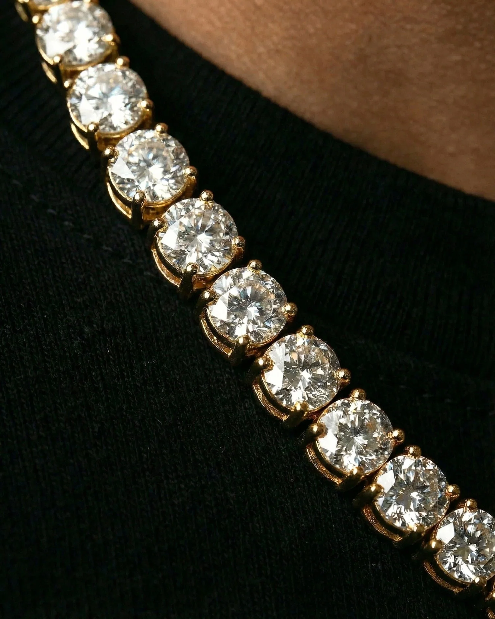 ICE BREAKER CHAIN. - 5MM GOLD - Image 3