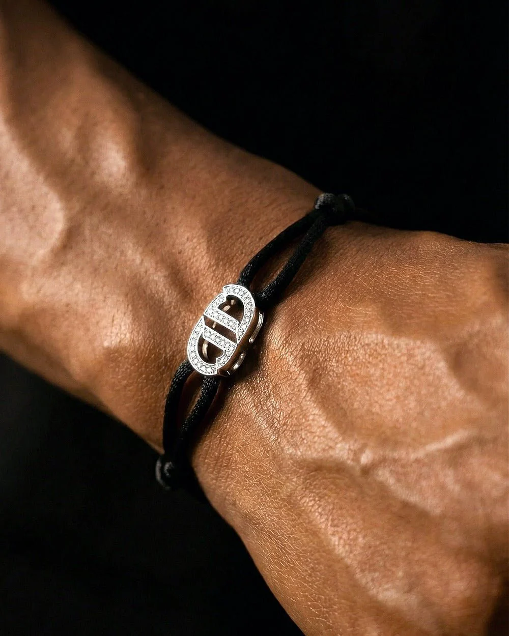 MOISSANITE INFINITY CORD BRACELET. - Image 4