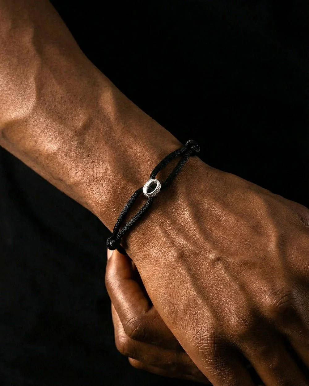 MOISSANITE ICED INFINITY CORD BRACELET. - Image 3